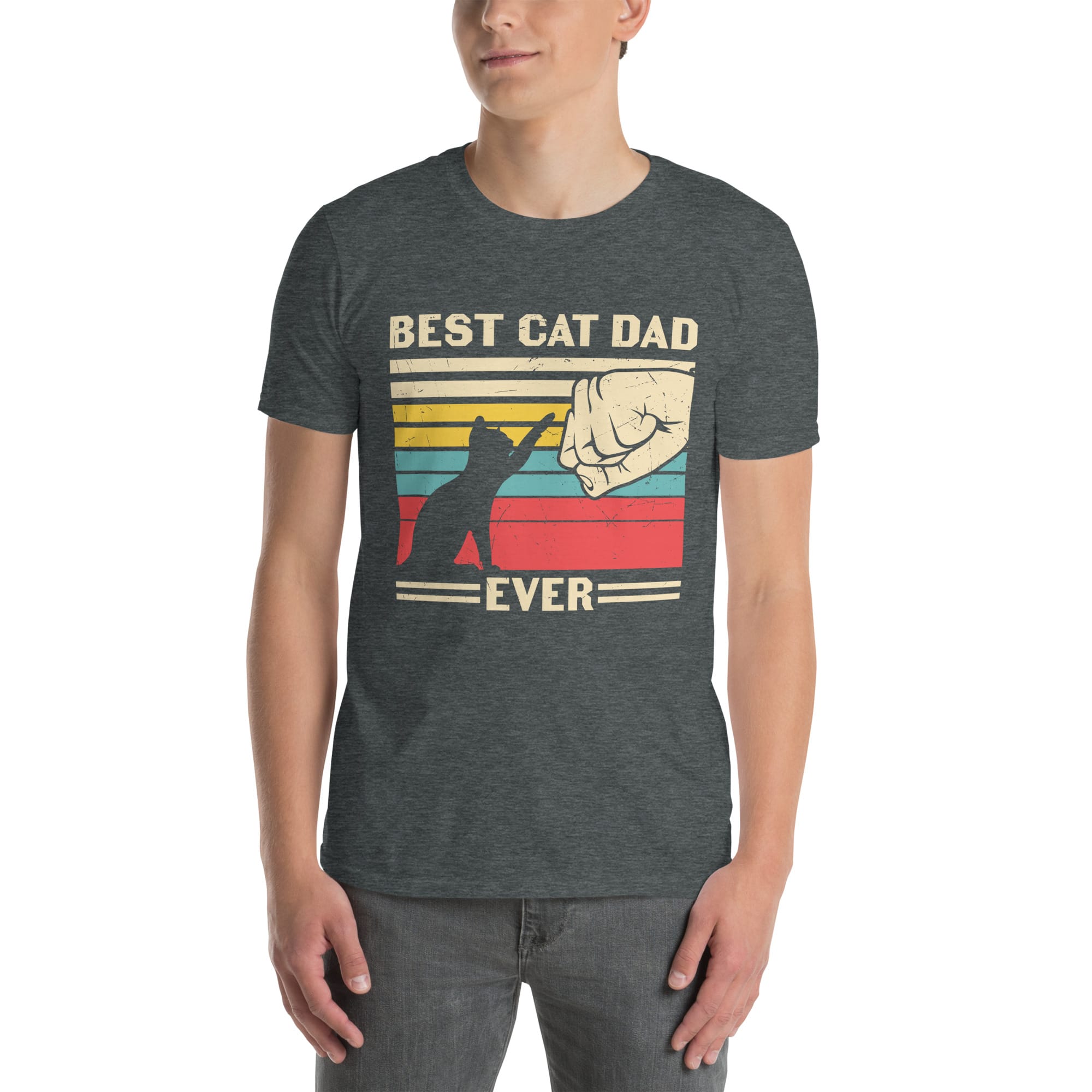 Best cat dad ever t shirt
