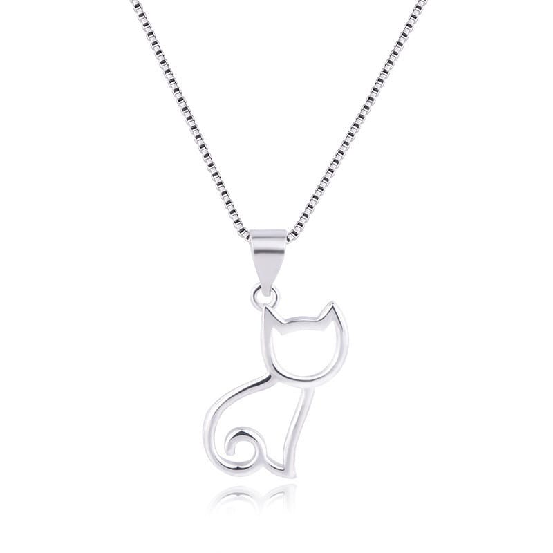 1168908001543.jpg sterling silver cat pendant necklace