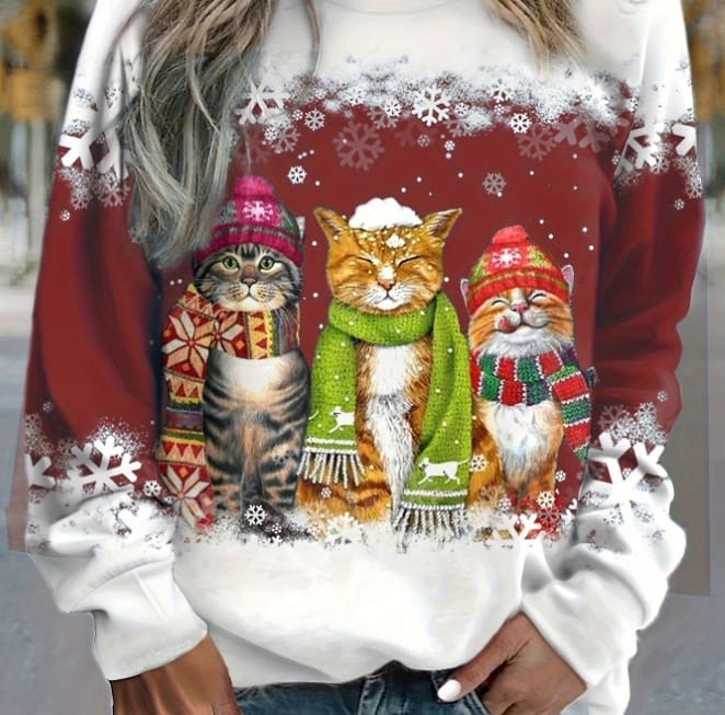 0c9c093d-1c38-4551-86af-2d6a22e95d45.jpg Christmas cat t shirt