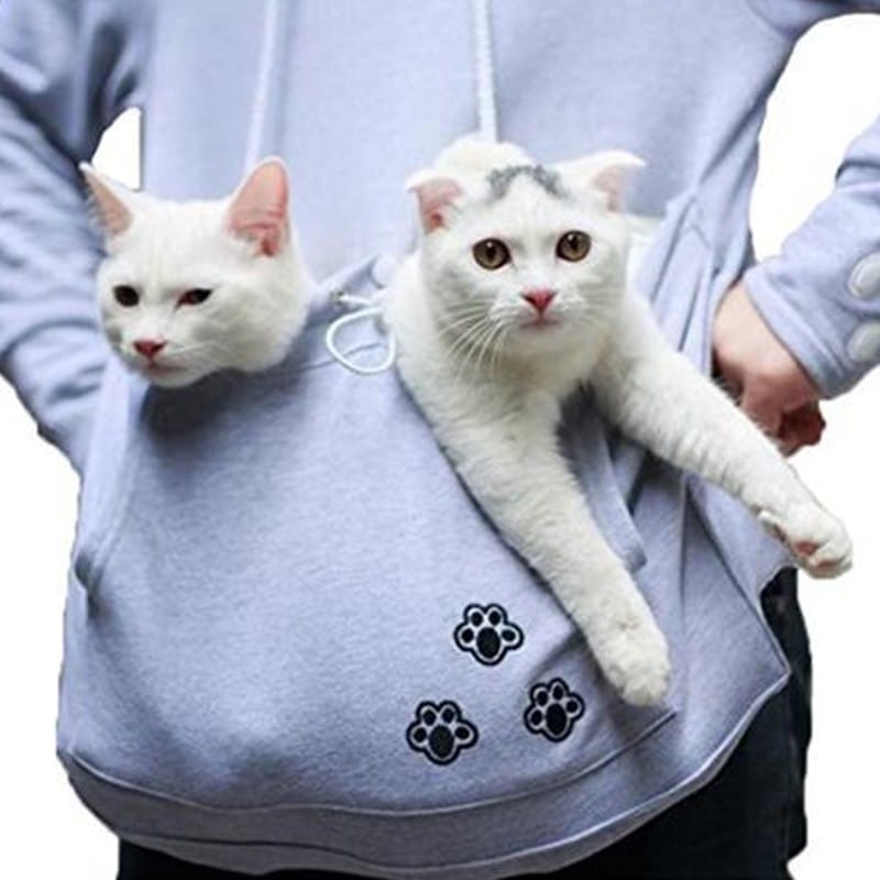 Cat Hoodie with pouch