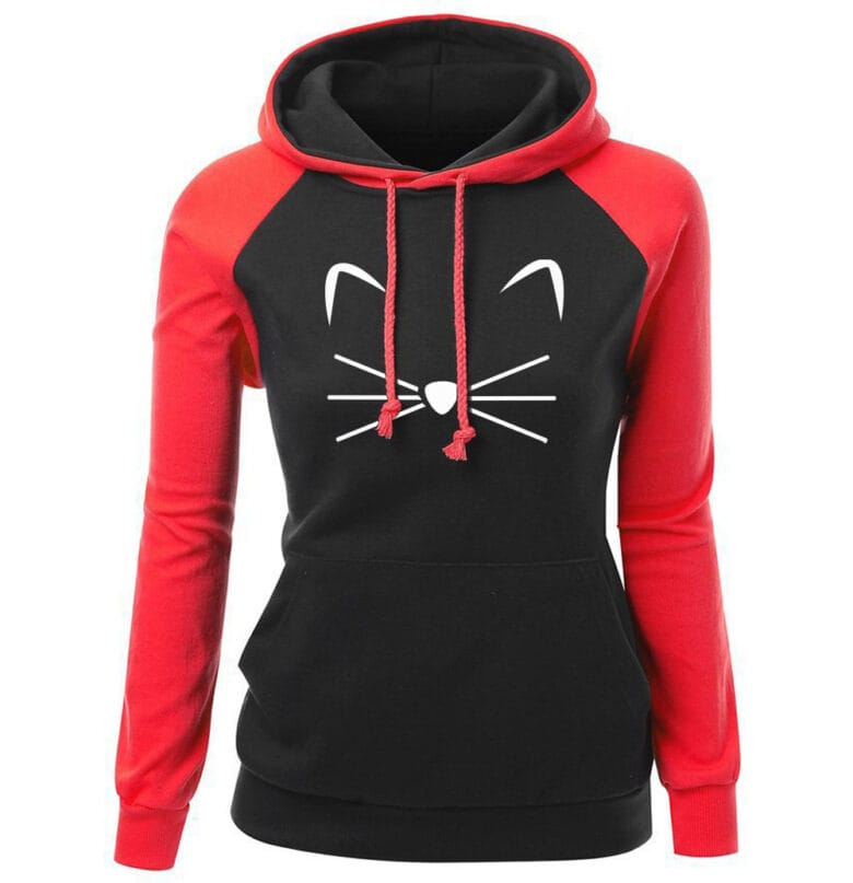 women's cat hoodie