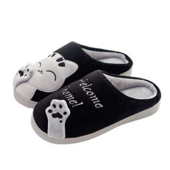 Cozy Women Cat Slippers – Ultra-Soft Plush House Shoes 1612436899293