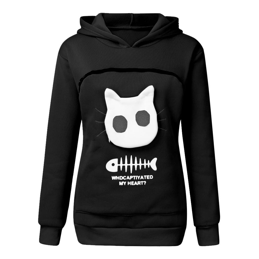 Cat Sweatshirt pouch