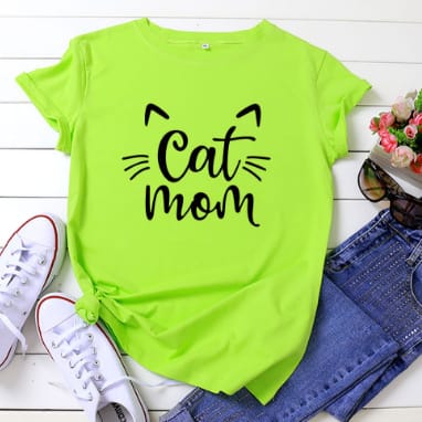 Cat mom shirt