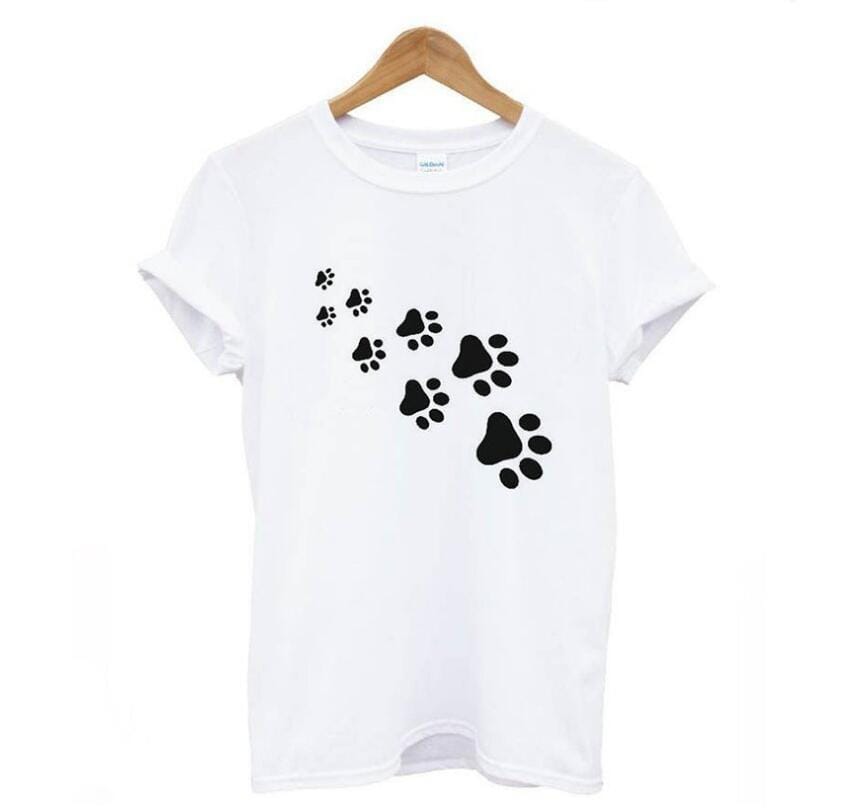cat paw t shirt