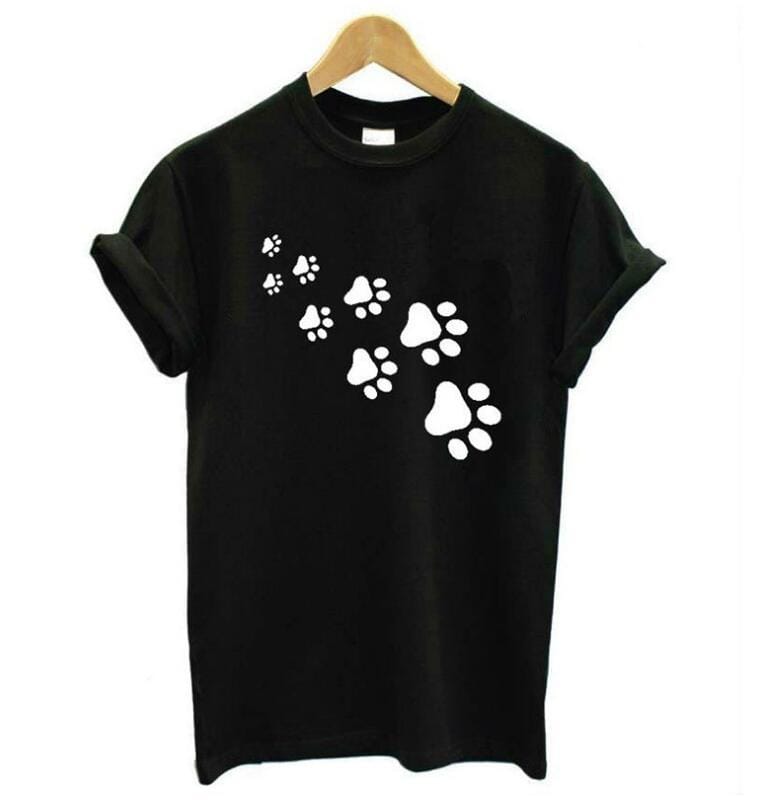 cat paw t shirt