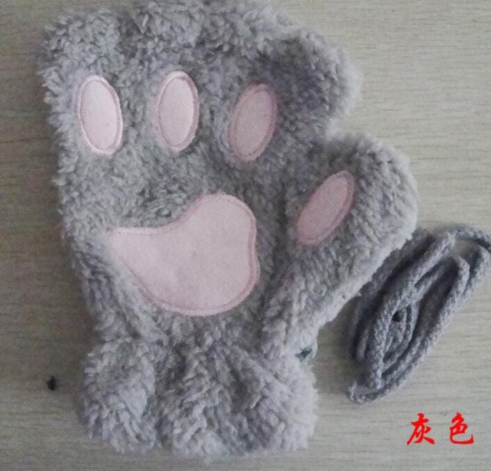 cute cat paw gloves