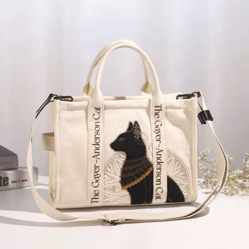 black cat handbag