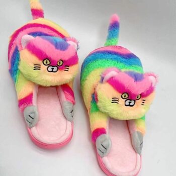 Cute Cat Plush Slippers – Soft Hugging Cat Indoor Footwear 264de942 ee01 4e8e af82 dcc7bc1b47db