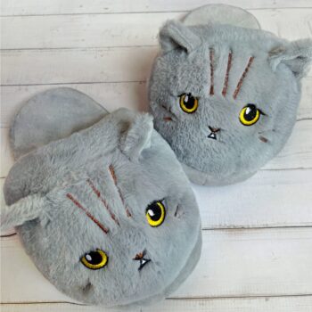 Adorable Realistic Cat Slippers – Warm Plush Cat Shoes 2da78e70 dddb 473e b7fd c8a34cf4a788