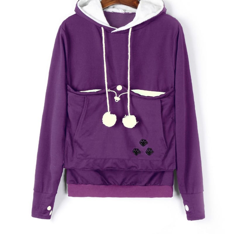 Cat Hoodie with pouch
