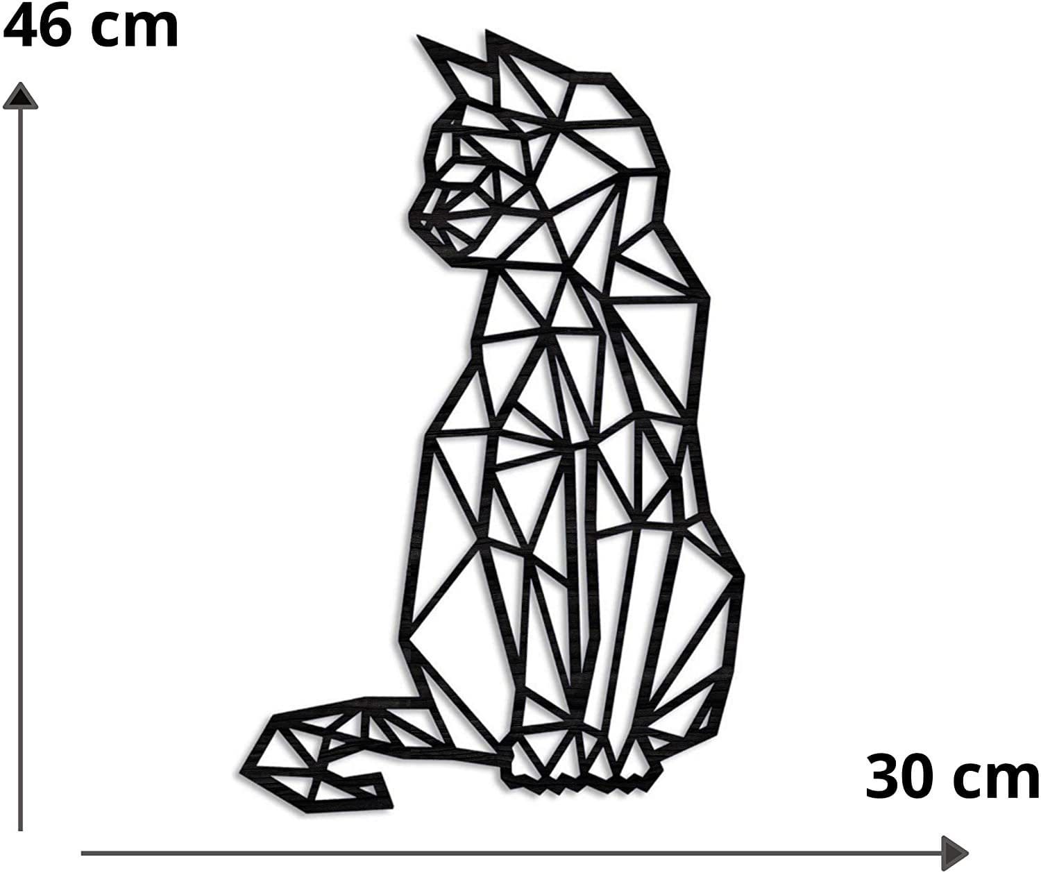 metal cat wall art