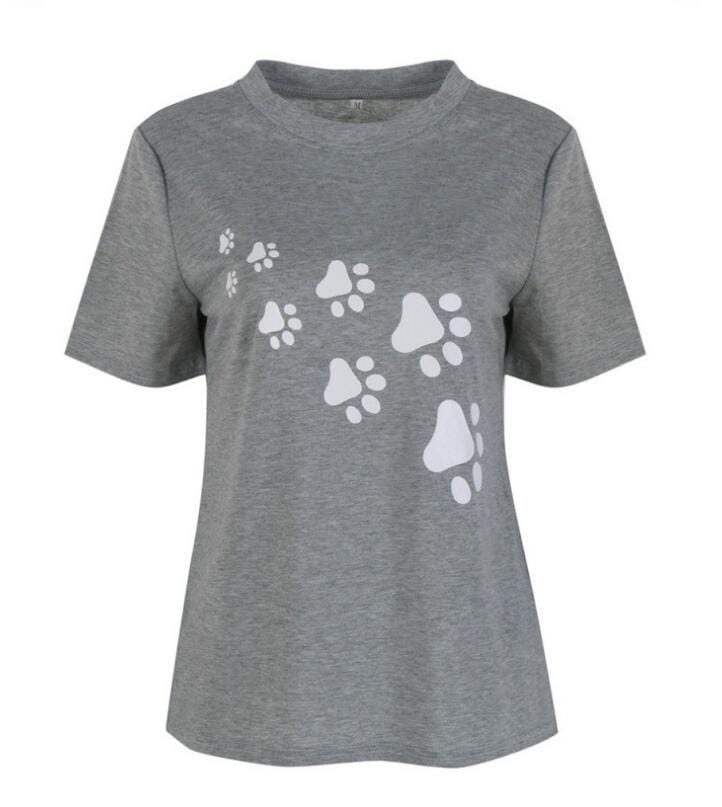 cat paw t shirt