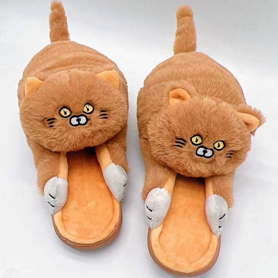 46880de2-6a92-4e38-a0b2-490a01c31574.jpg cat plush slippers