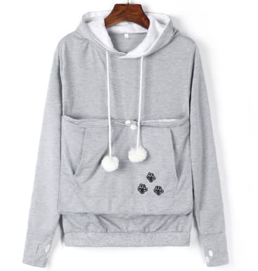 Cat Hoodie with pouch