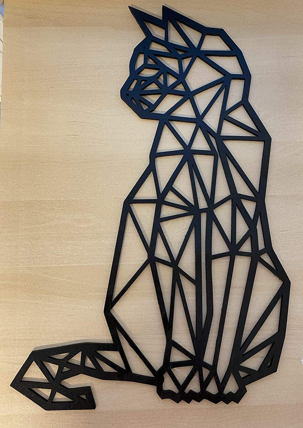 metal cat wall art