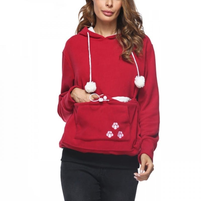 Cat Hoodie with pouch