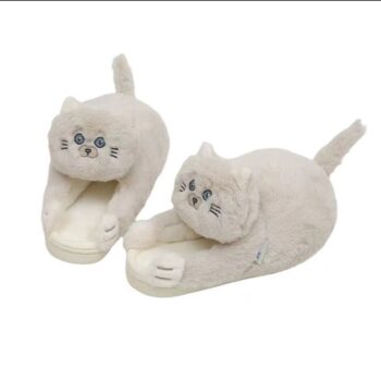 Cute Cat Plush Slippers – Soft Hugging Cat Indoor Footwear 79b8487e 5768 4ad2 ad7c 4e2aa1cd3df7