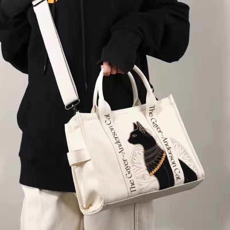 black cat handbag