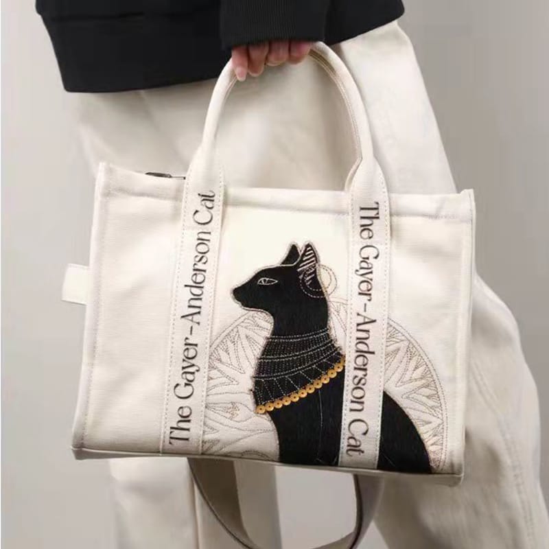 black cat handbag