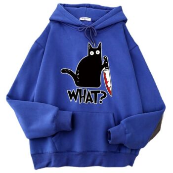 Cat with Knife Hoodie – Funny Cat Graphic Streetwear bb8596d3 a6fa 4bbc 877d 3b95af906fad