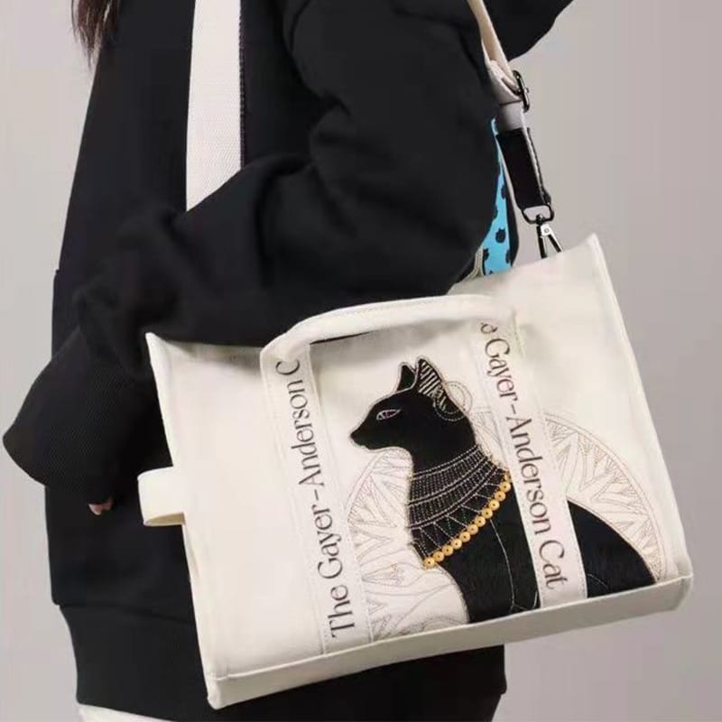 black cat handbag