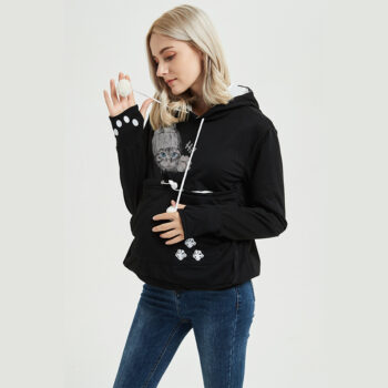 Cat Hoodie with Cat Pocket – Cute Peeking Cat Pullover 4d8fb119 2fa1 4dab b48c 57e1f48602bd