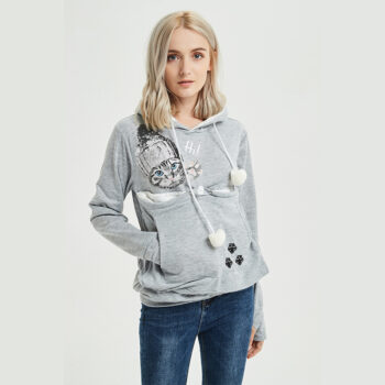 Cat Hoodie with Cat Pocket – Cute Peeking Cat Pullover 7e5481d5 26b2 4bb5 a086 5edfdcb531ee